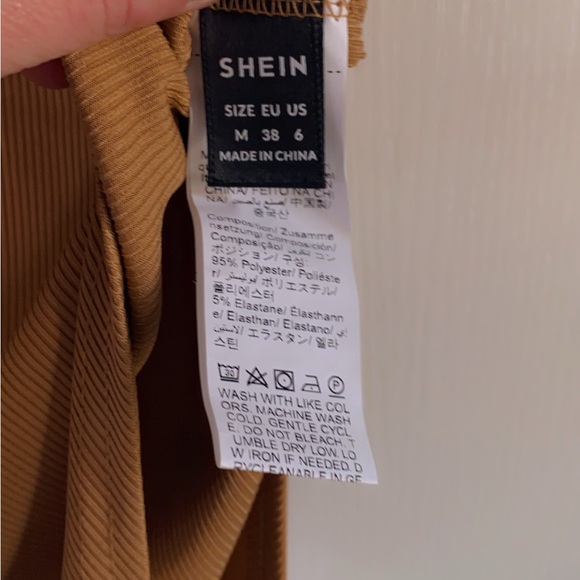 SHEIN womens Brown One Piece Bodysuit - Picture 2 of 3